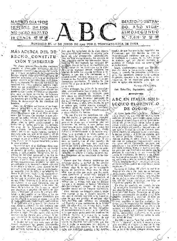 ABC MADRID 29-09-1926 página 3