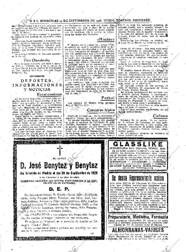 ABC MADRID 29-09-1926 página 31