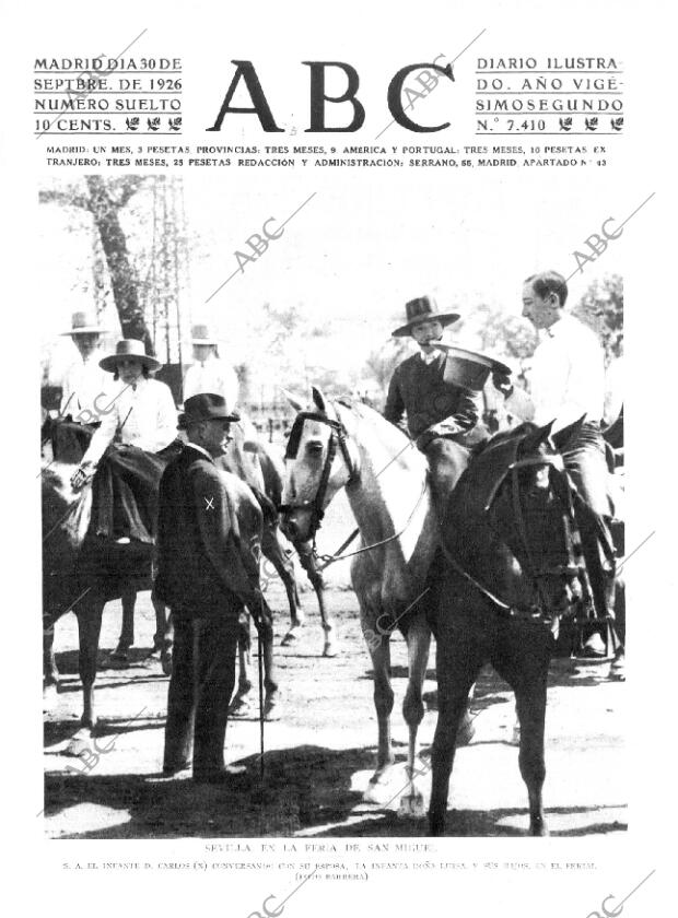 ABC MADRID 30-09-1926 página 1