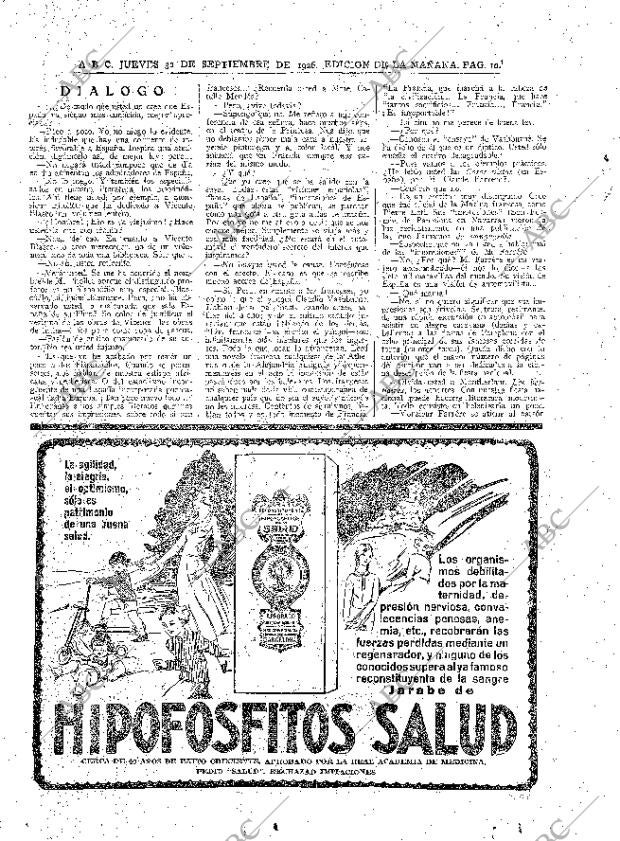ABC MADRID 30-09-1926 página 10