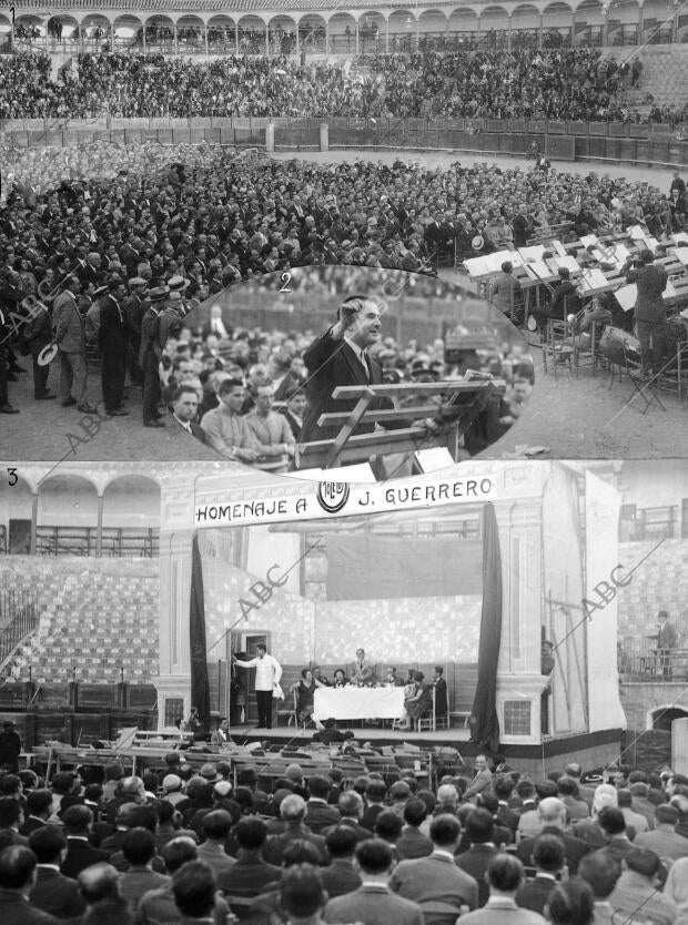 Aspecto de la plaza de Toros durante la celebración de la Fiesta