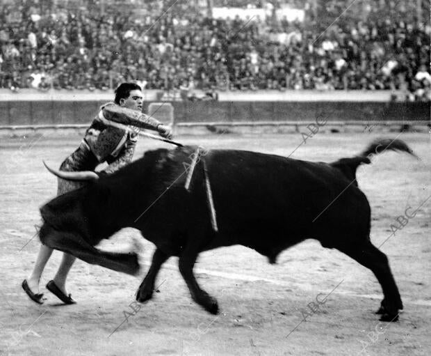 Magnifica estocada de zurito al quinto Toro por la cual se le Concedieron las...