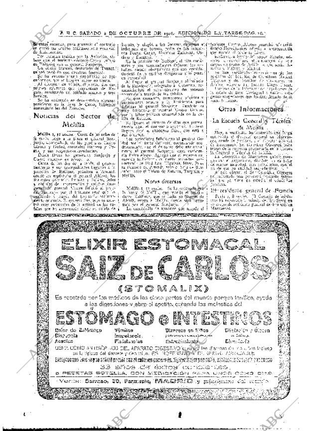 ABC MADRID 02-10-1926 página 16