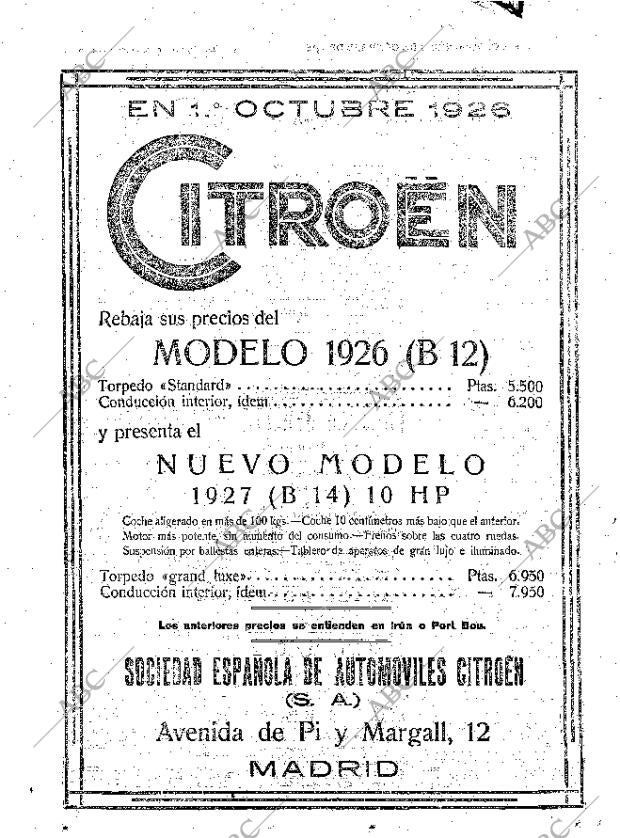 ABC MADRID 03-10-1926 página 26