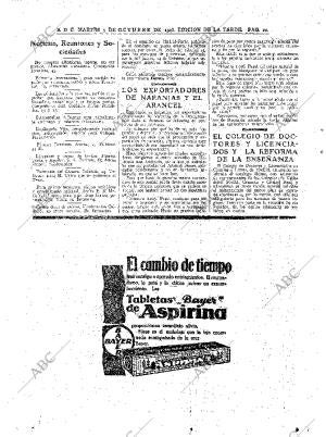 ABC MADRID 05-10-1926 página 20