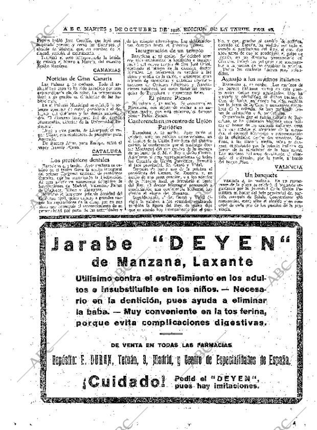 ABC MADRID 05-10-1926 página 26