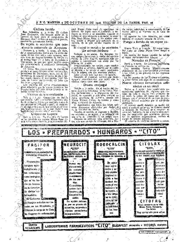 ABC MADRID 05-10-1926 página 28