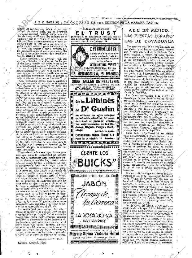 ABC MADRID 09-10-1926 página 11