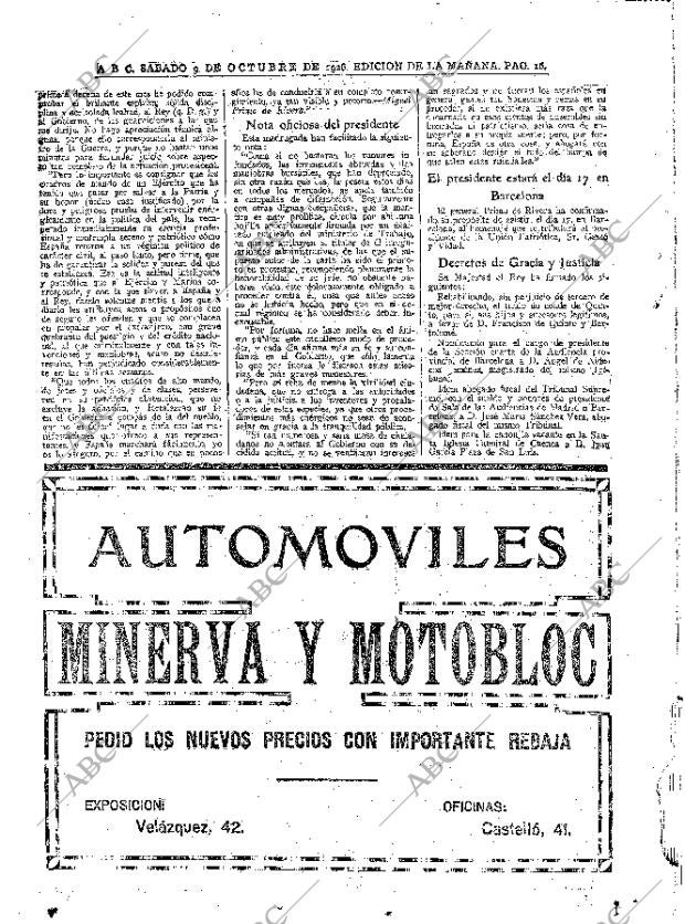 ABC MADRID 09-10-1926 página 16