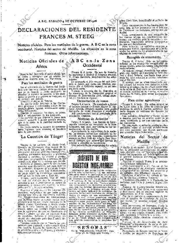 ABC MADRID 09-10-1926 página 19
