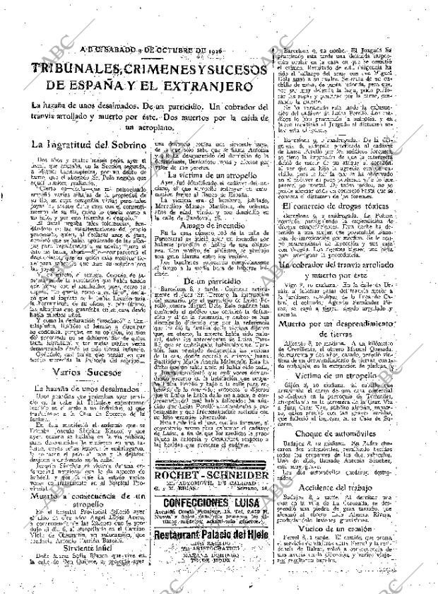 ABC MADRID 09-10-1926 página 23