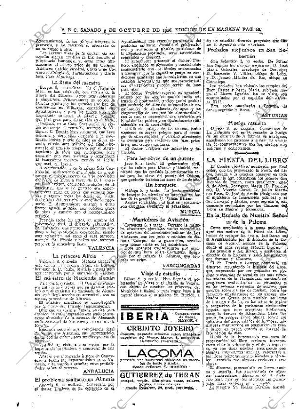 ABC MADRID 09-10-1926 página 26