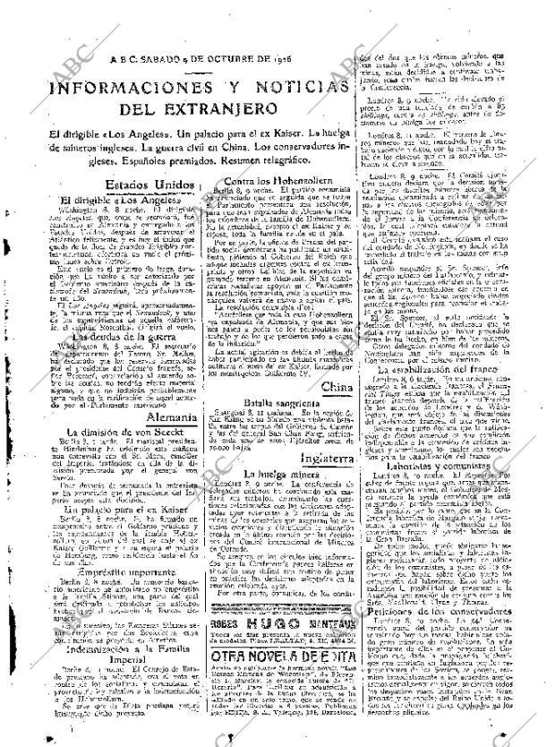 ABC MADRID 09-10-1926 página 29