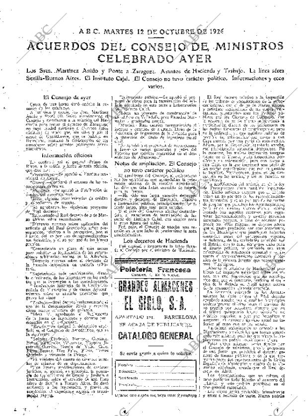 ABC MADRID 12-10-1926 página 15