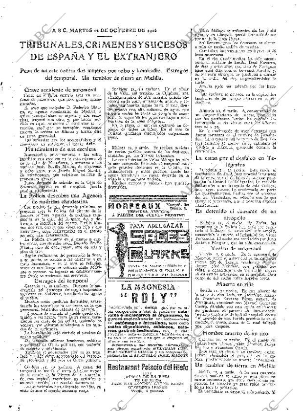 ABC MADRID 12-10-1926 página 23