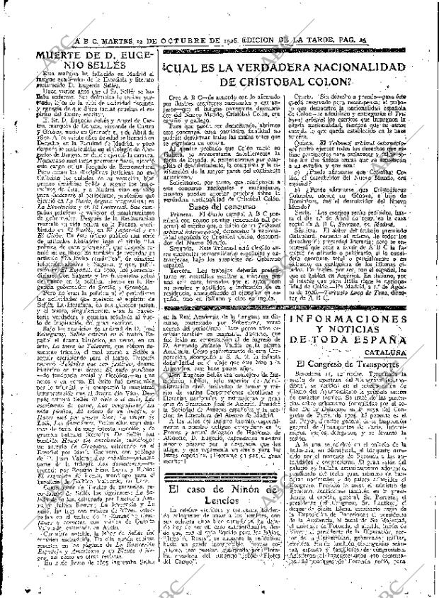 ABC MADRID 12-10-1926 página 25