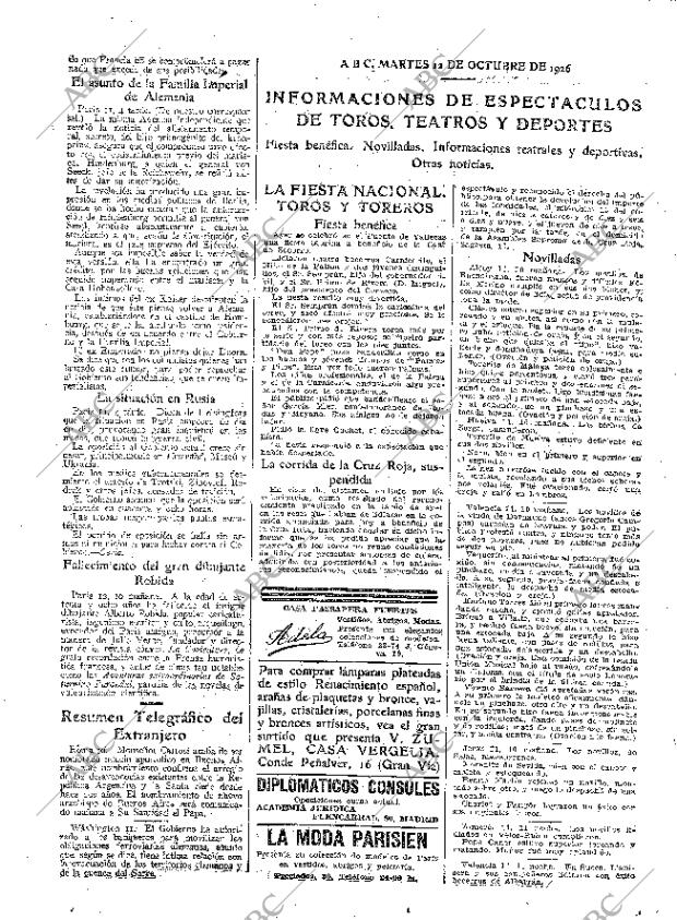 ABC MADRID 12-10-1926 página 30