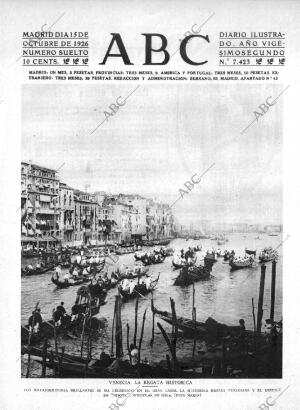 ABC MADRID 15-10-1926