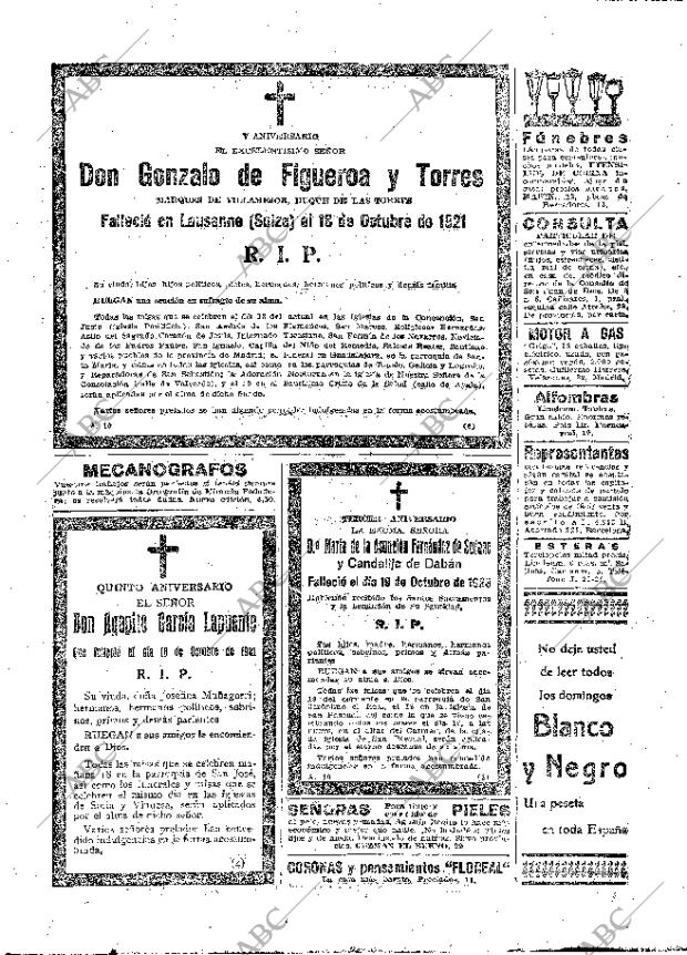 ABC MADRID 17-10-1926 página 43