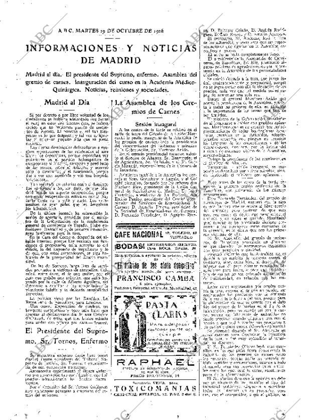 ABC MADRID 19-10-1926 página 23