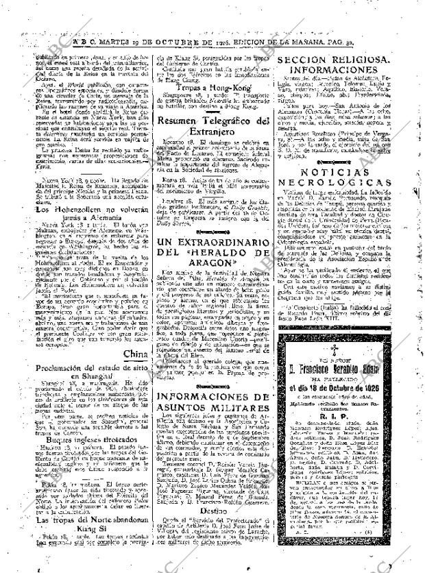 ABC MADRID 19-10-1926 página 32