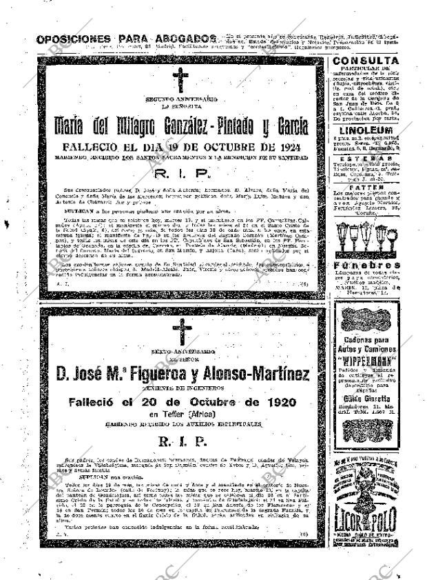 ABC MADRID 19-10-1926 página 45