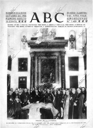 ABC MADRID 22-10-1926 página 1