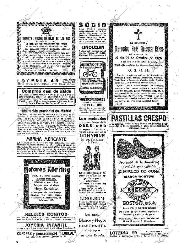 ABC MADRID 22-10-1926 página 36