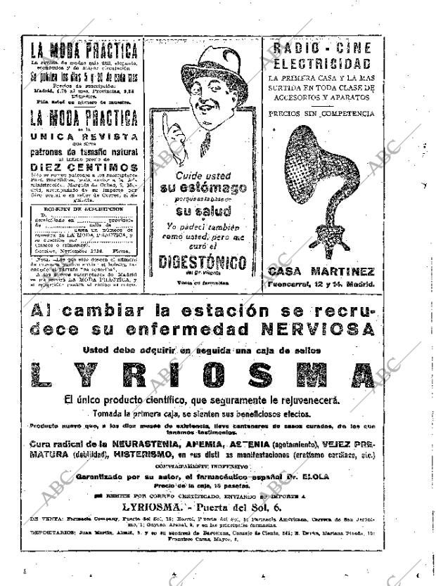 ABC MADRID 23-10-1926 página 10