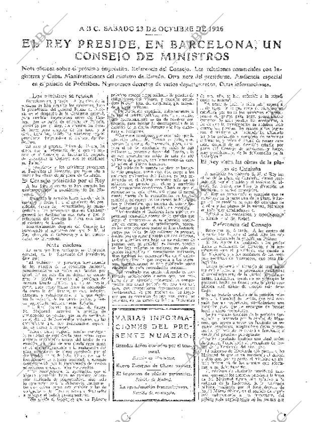 ABC MADRID 23-10-1926 página 15