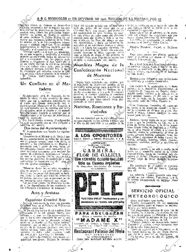 ABC MADRID 27-10-1926 página 26