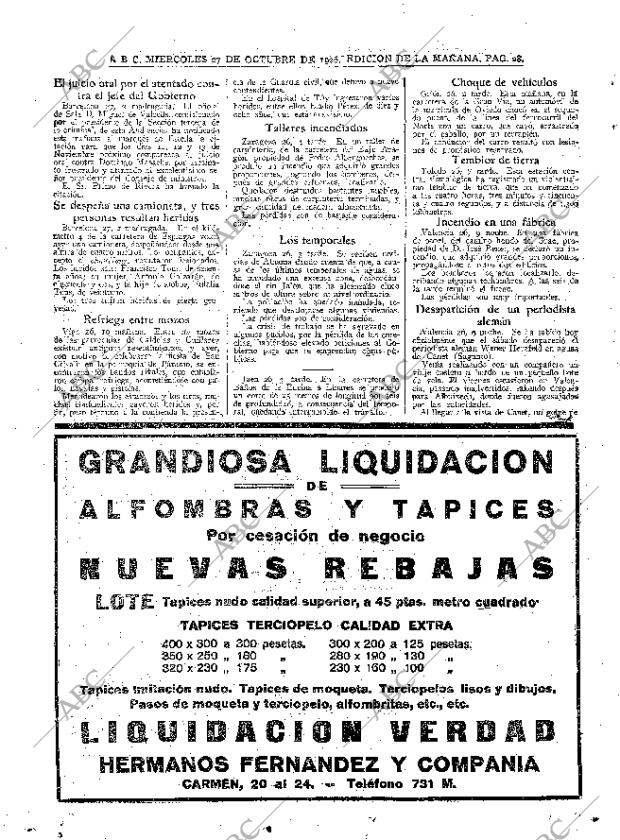 ABC MADRID 27-10-1926 página 28