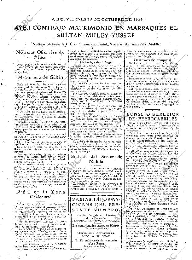 ABC MADRID 29-10-1926 página 15
