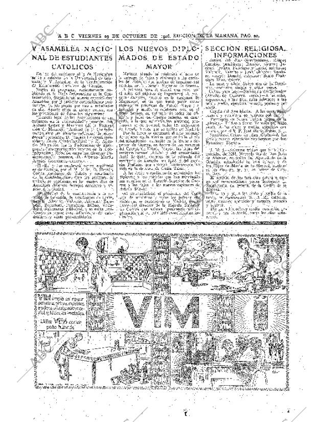 ABC MADRID 29-10-1926 página 20