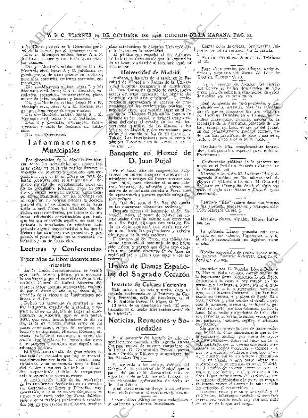 ABC MADRID 29-10-1926 página 22