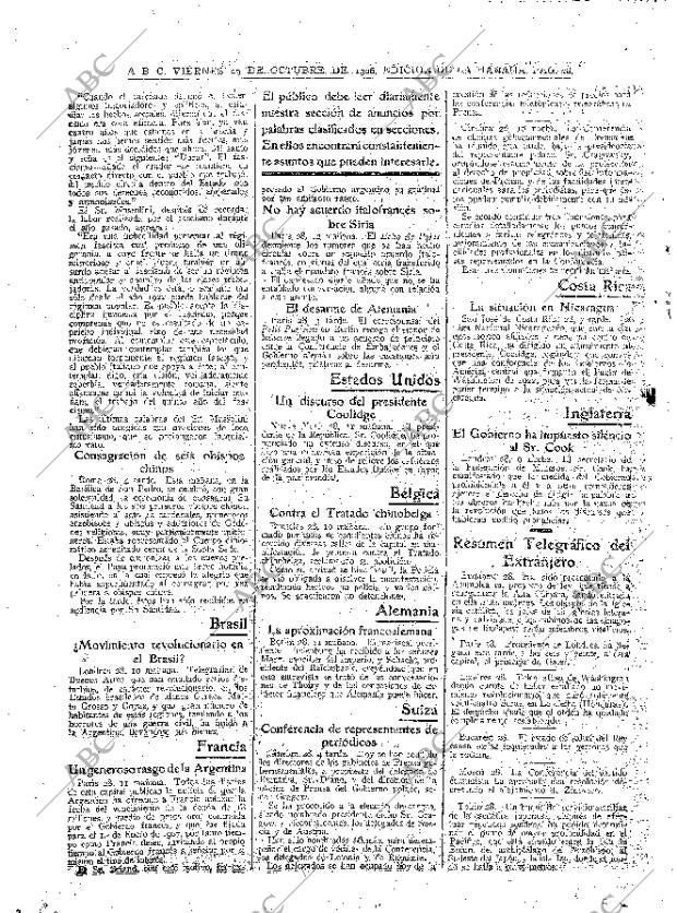 ABC MADRID 29-10-1926 página 28