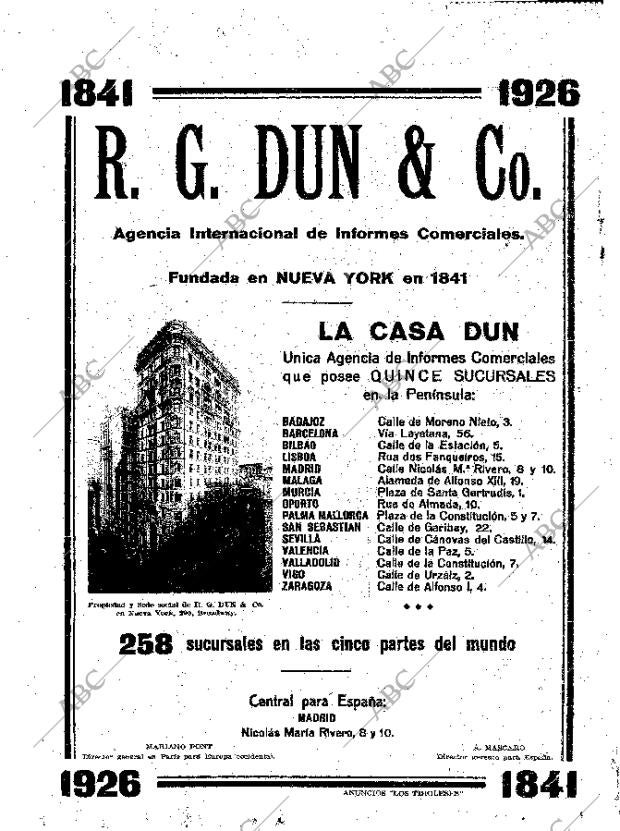 ABC MADRID 29-10-1926 página 40