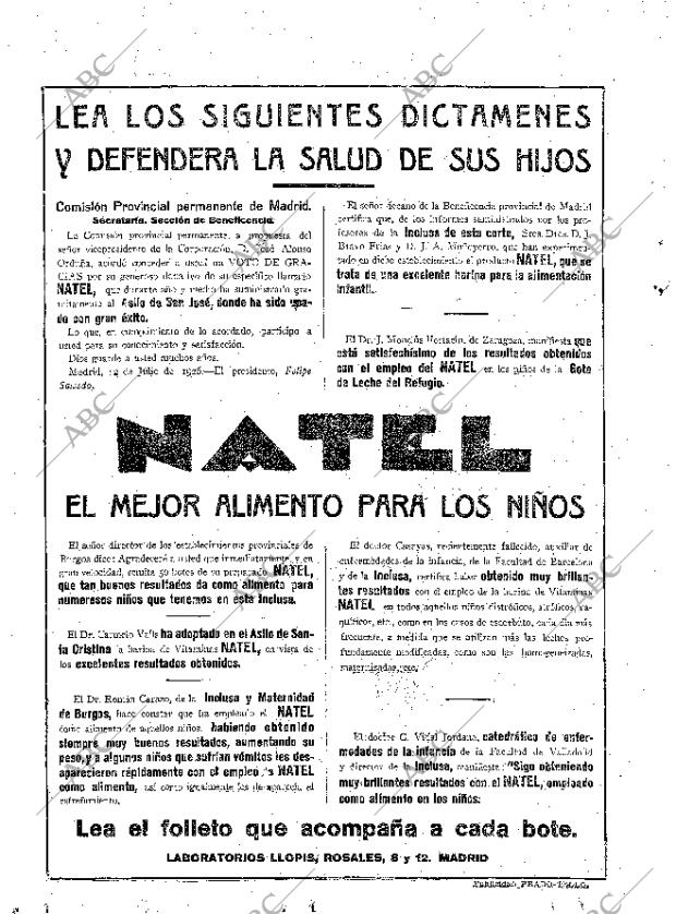 ABC MADRID 29-10-1926 página 6