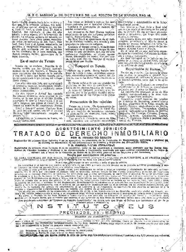 ABC MADRID 30-10-1926 página 16