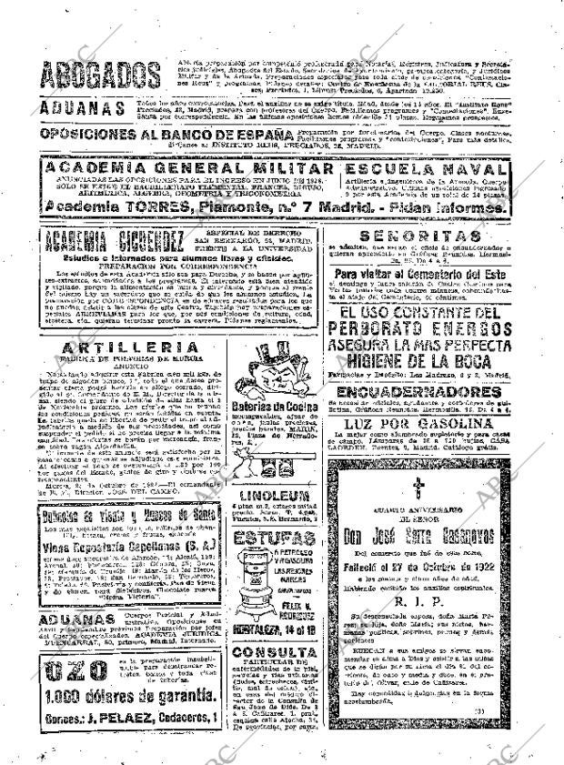 ABC MADRID 30-10-1926 página 40