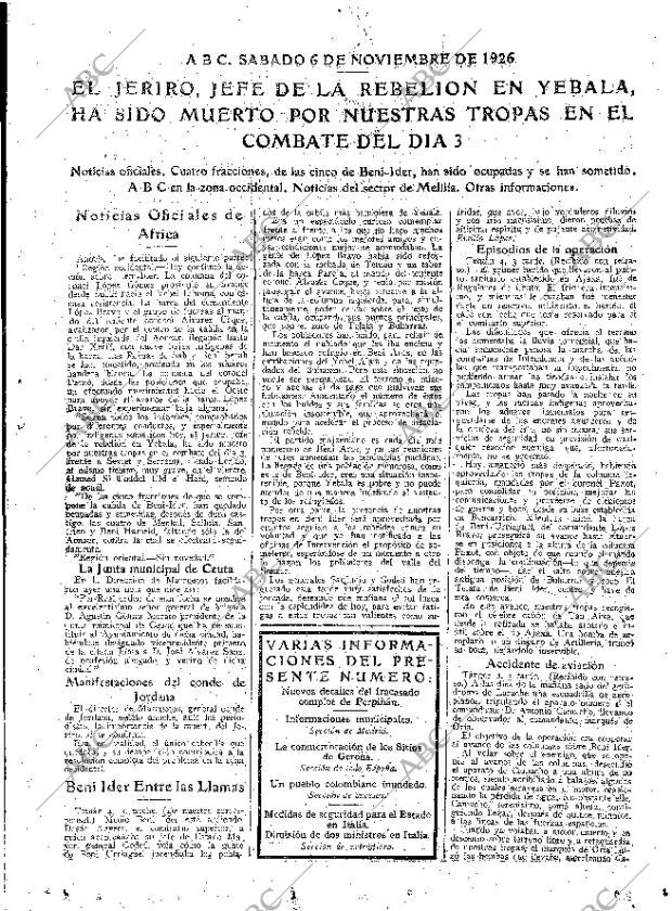 ABC MADRID 06-11-1926 página 15
