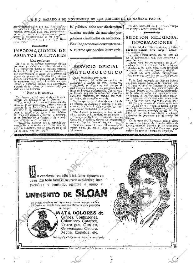 ABC MADRID 06-11-1926 página 18
