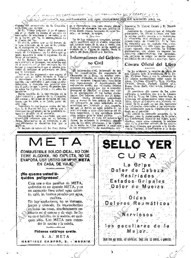 ABC MADRID 06-11-1926 página 22