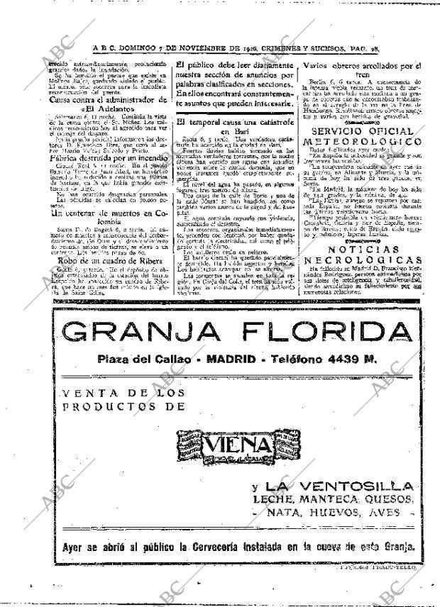 ABC MADRID 07-11-1926 página 28