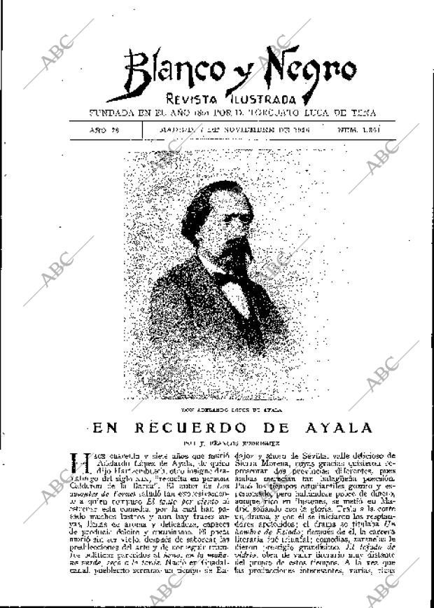 BLANCO Y NEGRO MADRID 07-11-1926 página 19