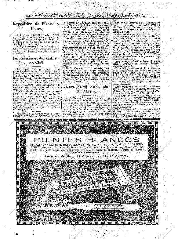 ABC MADRID 10-11-1926 página 22