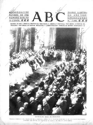 ABC MADRID 11-11-1926 página 1