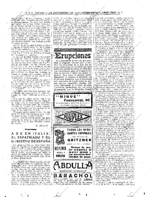 ABC MADRID 11-11-1926 página 11