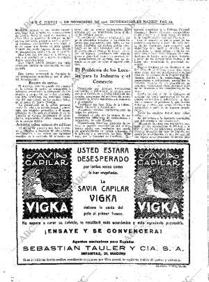 ABC MADRID 11-11-1926 página 20