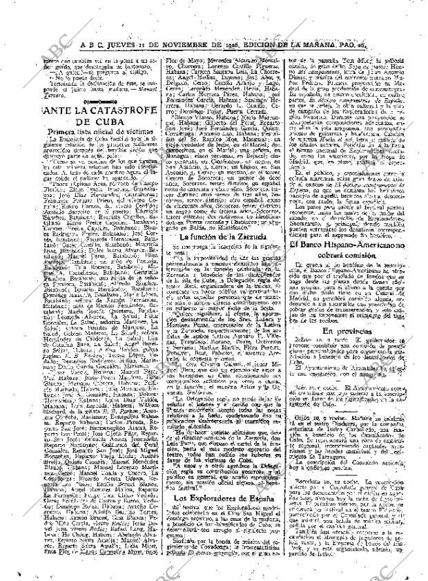ABC MADRID 11-11-1926 página 26